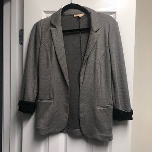 Comfortable Gray 3/4 Blazer